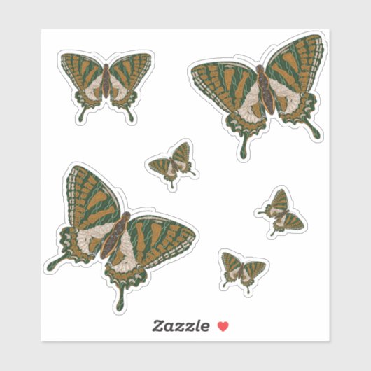 Kontaktsticker für das Frack im Original Aufkleber (Blatt)