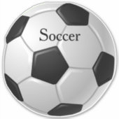 Kontaktsticker für Fußball-Ball Aufkleber (Vorderseite)