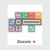 Kontaktsticker für zukunftsweisende physische Blöc Aufkleber (Blatt)