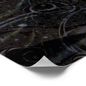 Kontaminierte Gewässer Poster (Ecke)