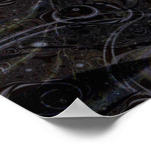 Kontaminierte Gewässer Poster (Ecke)