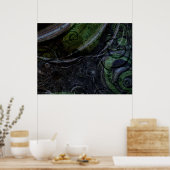 Kontaminierte Gewässer Poster (Küche)