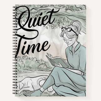 Kontemplation im Text Notizblock