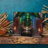 Kontemplation Oz Fraktal Kunst Foto Plaque Fotoplatte (Seite)