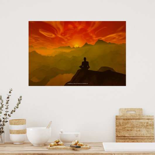 Kontemplation Poster (Küche)