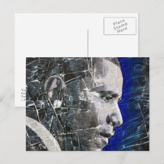 Kontemplation Postkarte (Vorne/Hinten)