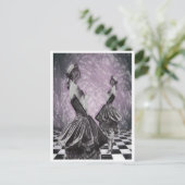 Kontemplation Postkarte (Stehend Vorderseite)