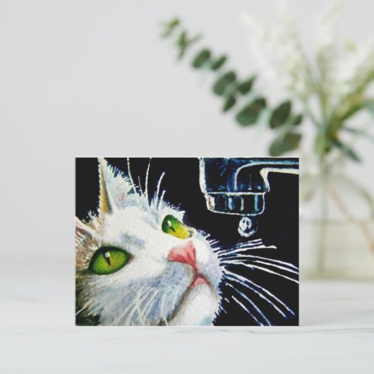 Kontemplation Postkarte (Stehend Vorderseite)