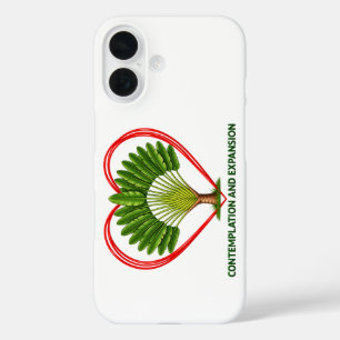 Kontemplation und Expansion – Natur und Liebe Embl iPhone 16 Hülle