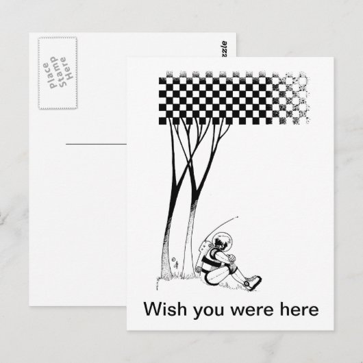 Kontemplationsfläche Postkarte (Vorne/Hinten)