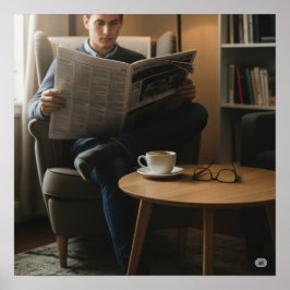 Kontemplative News Reader Poster