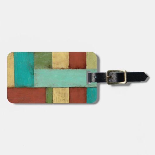 Kontempoare Küste mehrfarbige Malerei Gepäckanhänger (Vorderseite horizontal)