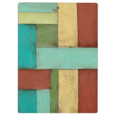 Kontempoare Küste mehrfarbige Malerei Klemmbrett (Rückseite)