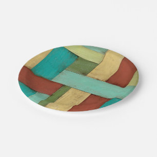 Kontempoare Küste mehrfarbige Malerei Pappteller