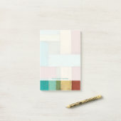 Kontempoare Küste mehrfarbige Malerei Post-it Klebezettel (Auf Schreibtisch)