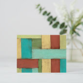 Kontempoare Küste mehrfarbige Malerei Postkarte (Stehend Vorderseite)