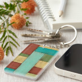 Kontempoare Küste mehrfarbige Malerei Schlüsselanhänger (Vorderseite rechts)