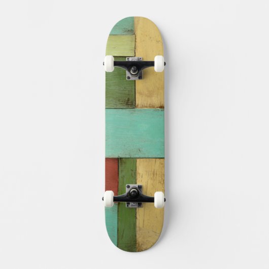 Kontempoare Küste mehrfarbige Malerei Skateboard (Vorderseite)