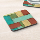 Kontempoare Küste mehrfarbige Malerei Untersetzer (Linke Seite)