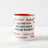 Konten empfängliche Swear Words Annoying Joke Zweifarbige Tasse (Mittel)