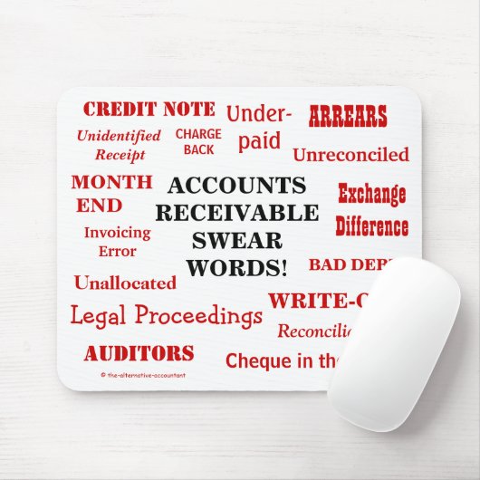 Konten empfängliche Swear Words Joke Geschenkidee Mousepad (Mit Mouse)