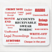 Konten empfängliche Swear Words Joke Geschenkidee Mousepad (Vorne)