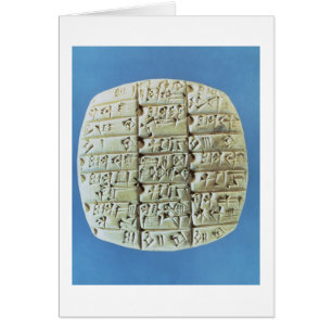 Konten legen mit keilförmigem Skript, c.2400 BC