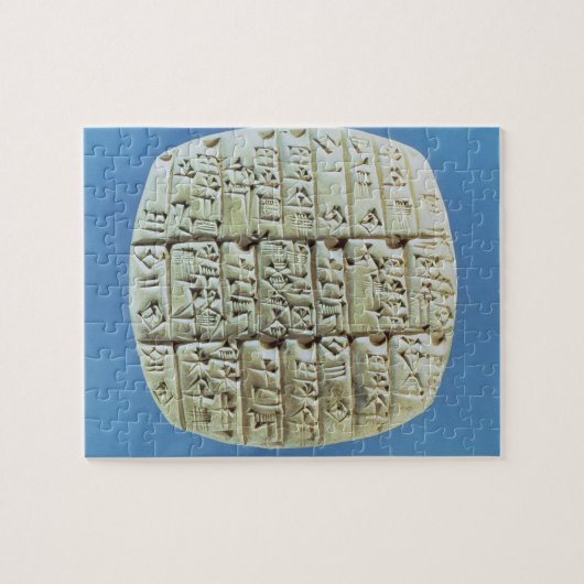 Konten legen mit keilförmigem Skript, c.2400 BC Puzzle (Horizontal)