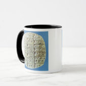 Konten legen mit keilförmigem Skript, c.2400 BC Tasse (Vorderseite Links)