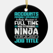 Konten Zahlbare Fachleute Beruf Beruf Keramik Ornament (Vorne)