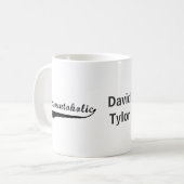 kontenAlkoholiker Kaffeetasse (Vorderseite Links)