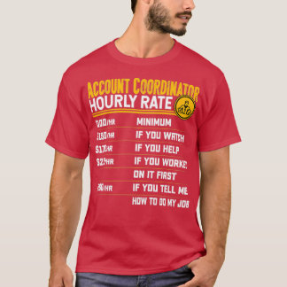 Kontenkoordinator Stundenzins-Kontonumschlag T-Shirt