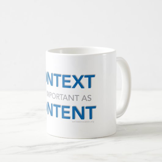 Kontext-Erinnerung-Tasse Kaffeetasse (VorderseiteRechts)