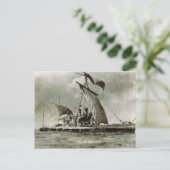 Kontiki Expedition, Thor Heyerdahl, 1947 Postkarte (Stehend Vorderseite)