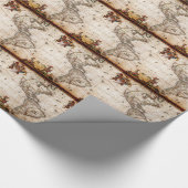 Kontinent Amerika Alte Karte Geschenkpapier (Ecke)