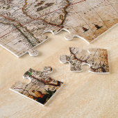 Kontinent Amerika Alte Karte Puzzle (Seite)