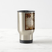 Kontinent Amerika Alte Karte Reisebecher (Mittel)