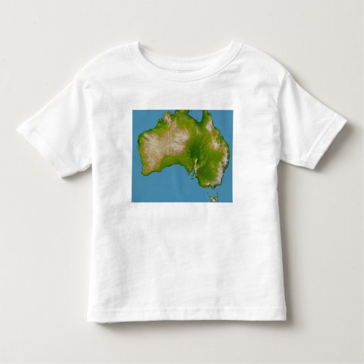 Kontinent Australiens Kleinkind T-shirt (Vorderseite)