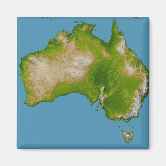 Kontinent Australiens Magnet (Vorne)