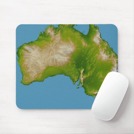 Kontinent Australiens Mousepad (Mit Mouse)