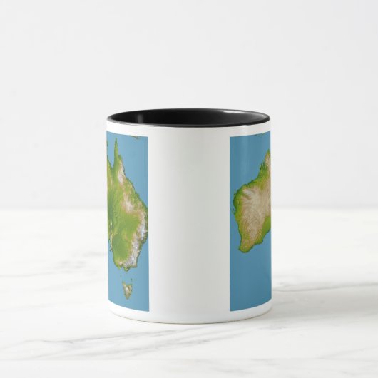 Kontinent Australiens Tasse (Zentrum)