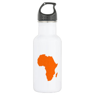 Kontinent von Afrika Edelstahlflasche