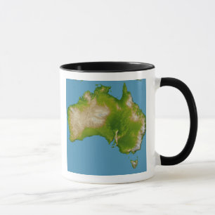 Kontinent von Australien Tasse