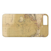 Kontinentale Karte Case-Mate iPhone Hülle (Rückseite (Horizontal))