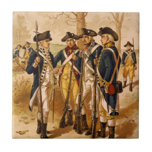 Kontinentale Soldaten durch Henry Alexander Ogden Fliese