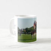 Kontinentaler Farbschutz der alten Garde Kaffeetasse (Vorderseite Links)