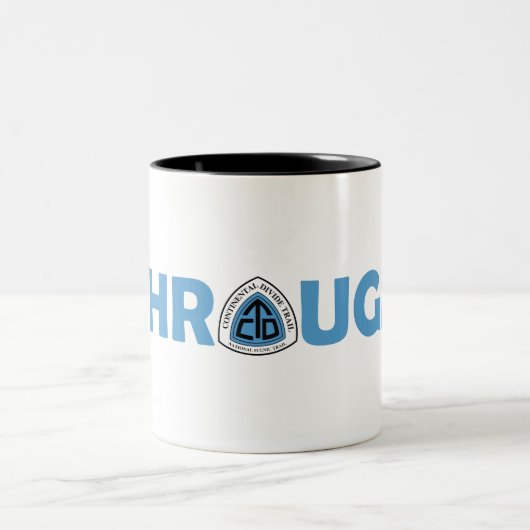 Kontinentaler Trennweg durch Wanderung Zweifarbige Tasse (Mittel)