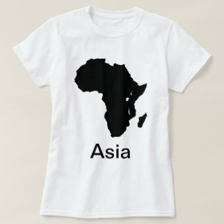 Kontinentales Asien T-Shirt Afrikas