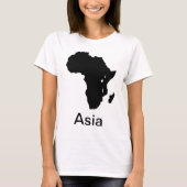 Kontinentales Asien T-Shirt Afrikas (Vorderseite)
