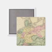 Kontinentaleuropa Magnet (Vorderseite/Rückseite)